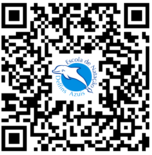 Código QR para entrar no grupo de WhatsApp Delfins Azuis